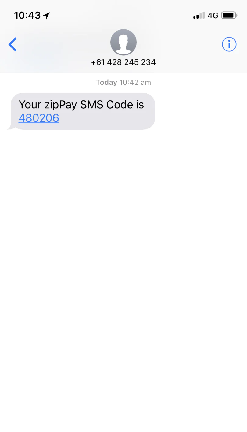zipPay 2FA verification code zipPay 2FA verification code